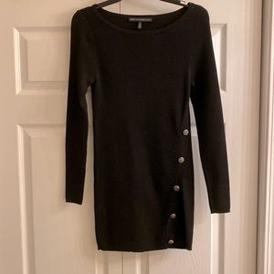 WHBM black tunic fitted sweater.  Size M.  Great condition. Like new